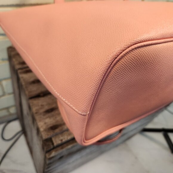 Like New Coach Gallery Coral Shoulder Bag Tote Purse Xl - Picture 8 of 12